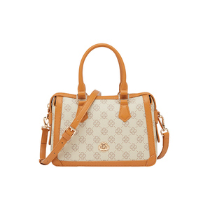 意尔康包包斜挎包女式2026新款手提包高级老花通勤包百搭单肩包