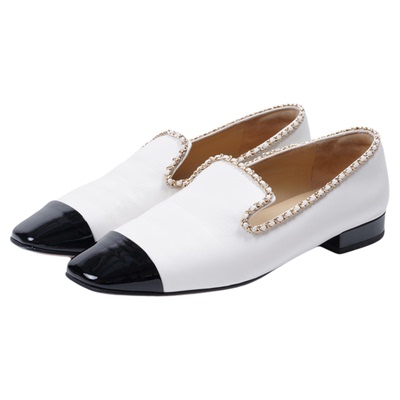 LYNEE 复古小香高跟鞋 法式百搭粗跟浅口单鞋LAD2FAA060