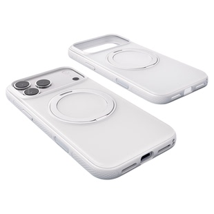 督撼适用苹果17ProMax支点壳iPhone17pro手机壳带支架新款ip17防滑点阵外壳pm高级感磨砂磁吸超薄防摔保护套