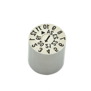 塑胶模具可调日期印章米思米日期码进口三圈章年月合并三层时间钟