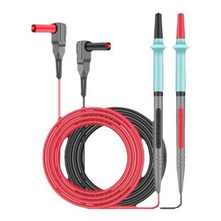 鹿仙子万用表表笔线细尖头钢针探针万能表不锈钢软硅胶线表针配件