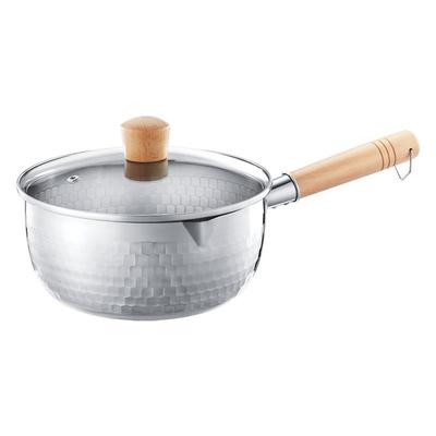 雪平锅不粘锅奶锅不锈钢辅食锅