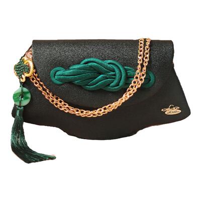 新中式旗袍手提包汉服流苏腋下包