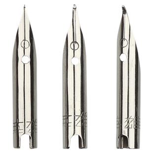 英雄钢笔笔尖专用359 1060 1021 007 6006学生明尖通用6177A钢笔尖 616 329 0.38mmd晨光毕加索笔尖收纳盒装