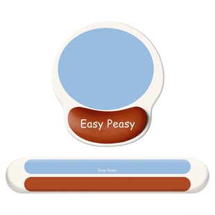 简约鼠标垫子护腕手枕腕托办公室工位桌面垫高颜值硅胶键盘滑鼠垫