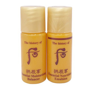 韩国WHOO后 天气丹/拱辰享/天率丹/津率享/雪玉凝 水乳小样5ML