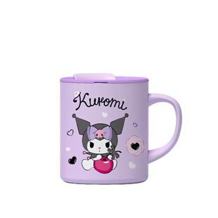 三丽鸥库洛米保温马克杯316不锈钢男办公杯带盖咖啡杯女茶杯子