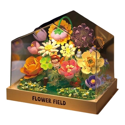 费米花野漫游记肉肉酱城堡积木