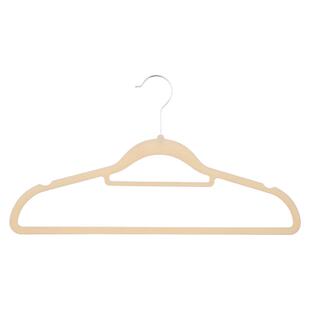 38cm加厚植绒防滑女装衣服干湿衣架女装居家无痕衣挂服装店晾衣架