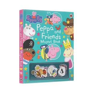 【自营】小猪佩奇和她的朋友们 磁铁书 Peppa Pig and Friends Magnet Book 圣诞节倒数日历 晚安故事 粉红猪小妹英文原版绘本
