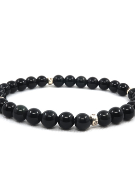 pohier/宝喜儿黑曜石情侣手串