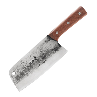 掌厨人不锈钢手工锻打菜刀家用厨房切肉片刀女士专用实木中式刀具