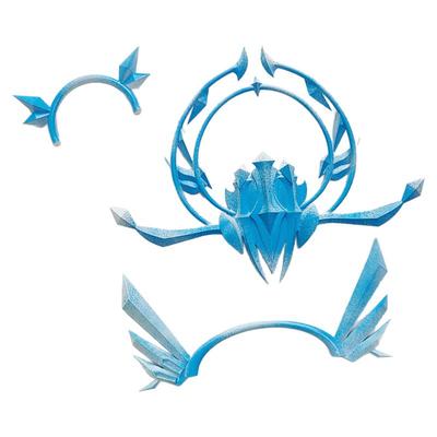 王者荣耀露娜霜月吟 头饰cosplay道具游戏武器配饰
