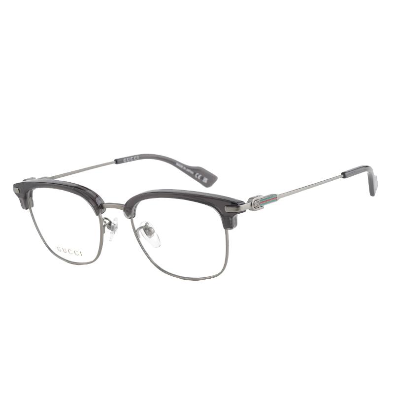 【自营】GUCCI古驰眼镜框男经典复古眉框全框近视眼镜架 GG1606OK