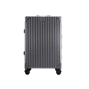 ELLE铝框行李箱女拉杆箱高级感24寸旅行箱登机箱大容量密码箱箱子