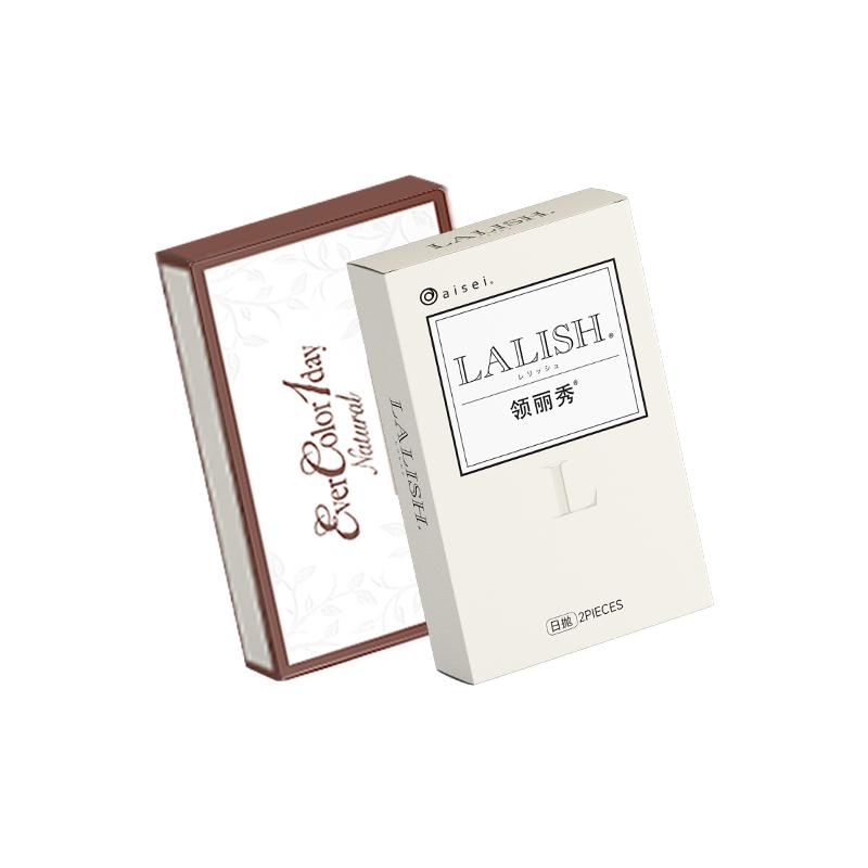 【会员专享】aisei爱谢EverColor领丽秀LALISH美瞳日抛2片