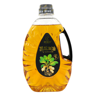 醇油坊黑花生食用油物理压榨一级植物油小桶装宿舍家用烹饪1.8L*2