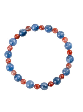 【福海迎新】蓝晶石南红手串范李李新年礼物沉静心境招福运手链