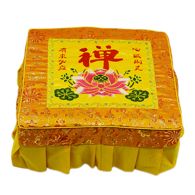 方形磕头莲花拜垫蒲团磕头拜凳