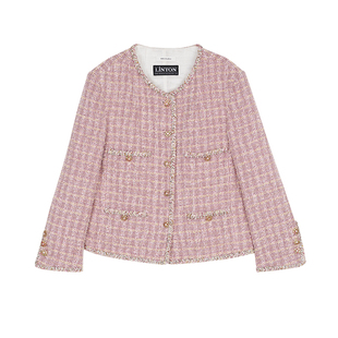 MRS Studios 英国Linton复古优雅新生小翻领小香西装/四口袋外套