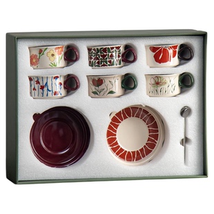 纪恋咖啡杯子高档精致特别好看的咖啡杯套装乔迁新居结婚新婚礼物