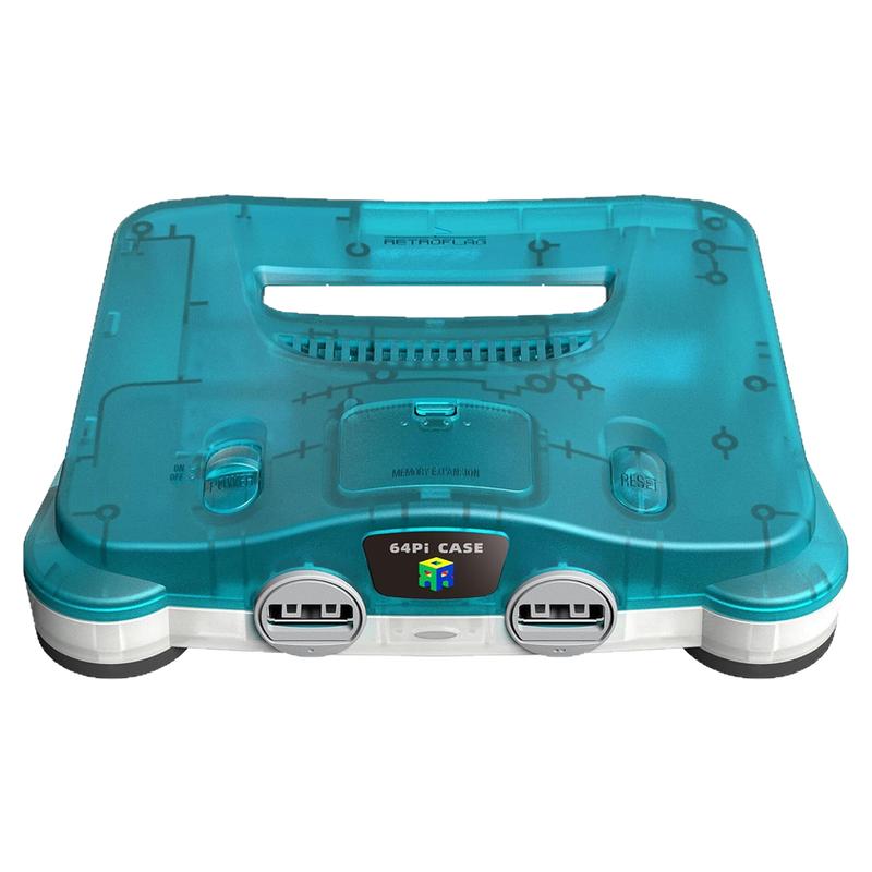 Retroflag復(fù)古旗 N64Pi CASE 兼容樹莓派Raspberry Pi 5主板MICROSD存儲(chǔ)空間HDMI通風(fēng)扇鋁制散熱器墊SD卡插槽
