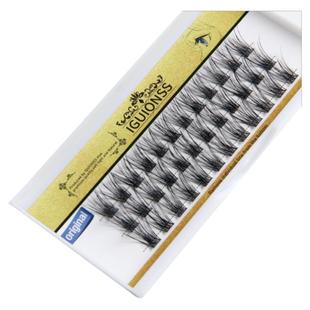 新款懒人三部曲懒人假睫毛单簇朵毛仙女毛自然仿真浓密单簇太阳花