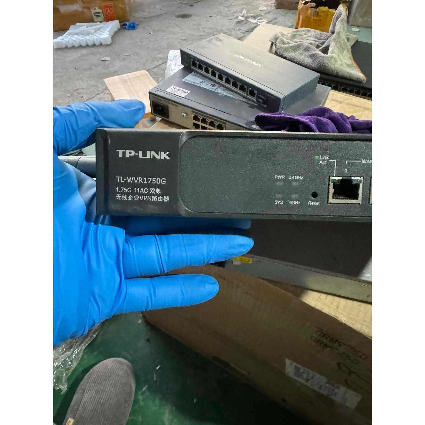 议价TPWVR1750G路由器功能正常未维修正常使用功能可维修