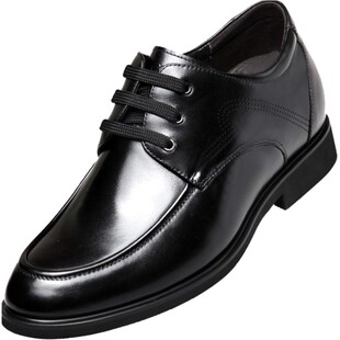 高哥男士增高皮鞋英伦风头层牛皮男鞋商务新郎结婚鞋内增高鞋10cm