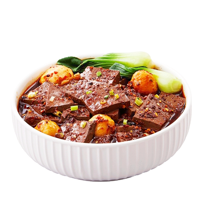 曹府记冒鸭血微波菜加热即食