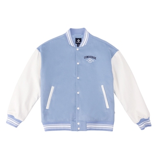 Converse匡威男女棉服春季新品拼接学院风夹克休闲外套UCJ695-BI5