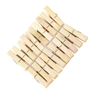 竹夹子晾衣夹子家用强力木夹子晒被夹小夹子衣服夹子防风大棚夹子