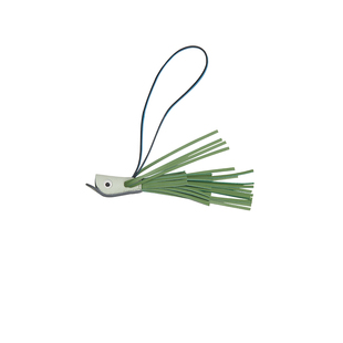 2025进口真皮手工制作欧美轻奢风流苏车载挂饰吊饰金鱼包包挂件