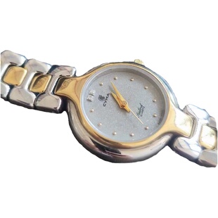 瑞士CYMA西马女式石英腕表手表金属表带链带钻99新礼品