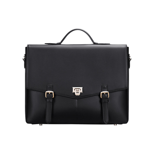 GIONAR男士邮差公文包男真皮商务通勤律师电脑手提包大容量单肩包