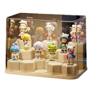 积木款手办展示柜透明防尘哪咤白虎火影忍者盲盒亚克力展示盒
