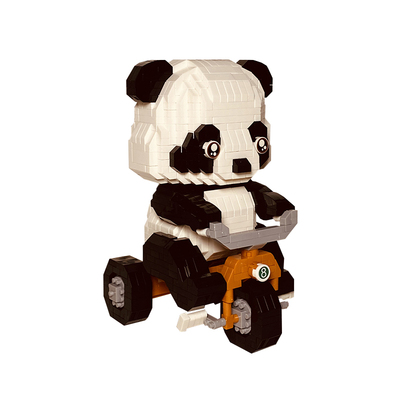 BrosBlock积木拼装玩具熊猫摆件