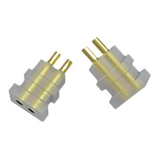diy耳机配件0.75平口母座0.78双针母座S款凸出母座耳机维修材料