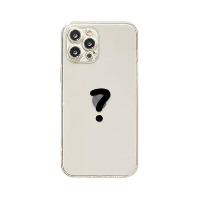 benefit趣味个性简约问号18pro17pro16适用于iphone15promax苹果15PRO手机壳13新款14套12小众11透明xs硅胶xr