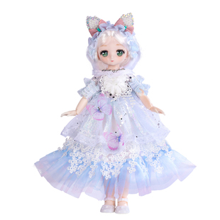 芭娃娃女孩子玩具艾爱莎公主儿童换装套装2025新款洋娃娃生日礼物