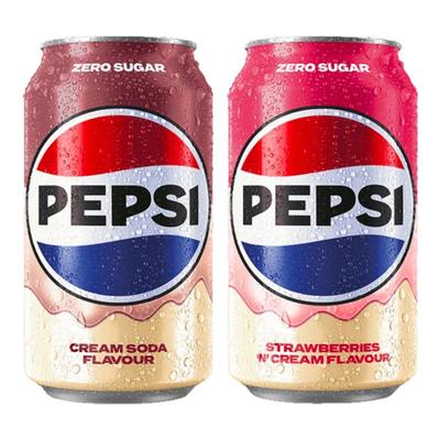 英国进口Pepsi草莓奶油可乐