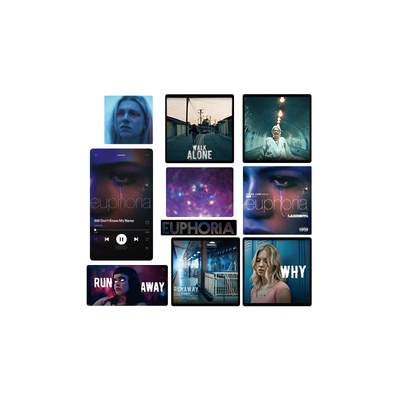 TLP潮品汇笔记本贴纸 亢奋迷醉EUPHORIA Rue&Jules美剧pad贴纸