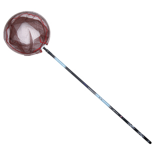 光威碳素抄网2.4米超轻超硬细网眼水色良辰自由伸缩定位2.7米渔具