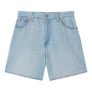 【商场同款】Levi's李维斯女士美式复古高腰直筒牛仔短裤A9311