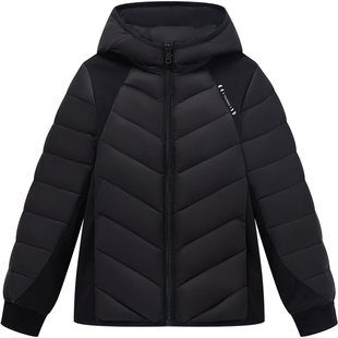 英氏儿童排骨羽绒服2025年秋冬季新款男女中大童轻薄保暖加厚外套