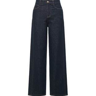 EP雅莹2026春夏新款女装 天丝棉窄版直筒显瘦牛仔裤休闲裤子J618A