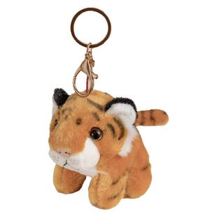 仿真小老虎公仔挂件包包钥匙扣雪豹小鹿背包挂饰玩偶旅游纪念品女