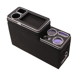 用于Solio储物箱带灯USB接口手机充电带氛围灯扶手箱托手水杯槽