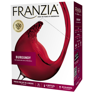 2盒装 FRANZIA红酒芳丝雅美国原盒进口莫斯卡托甜白葡萄酒3L 送礼