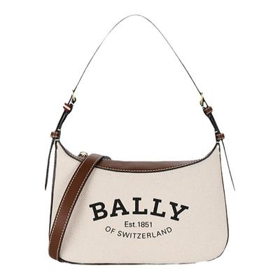 Bally/巴利腋下包字母印花手提包